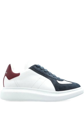 Alexander McQueen Oversized panelled lace-up sneakers - White