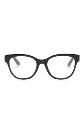 Dolce & Gabbana Eyewear DG3371 logo-plaque glasses - Black