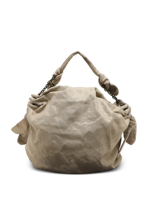 Stella McCartney Pre-Owned Bow jute hobo - Neutrals