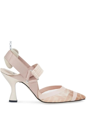FENDI Colibrì FF motif slingback pumps - Pink