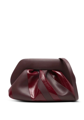 Themoirè Tia ruched clutch bag - Red