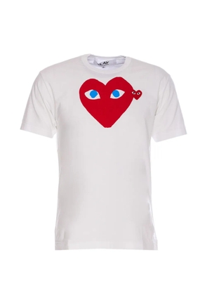 Comme Des Garçons Play heart-logo T-shirt - White