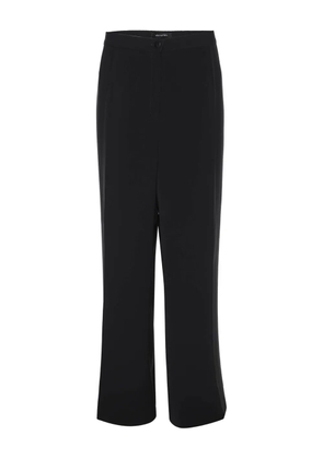 ELENA MIRO` pressed-crease button trousers - Black