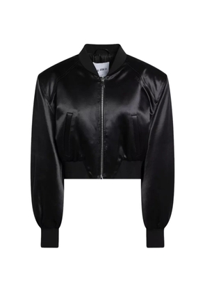 The Attico zip bomber jacket - Black