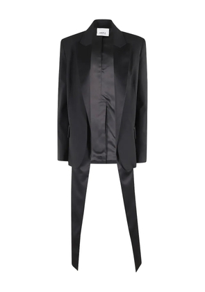 Erika Cavallini drape-detailed blazer - Black
