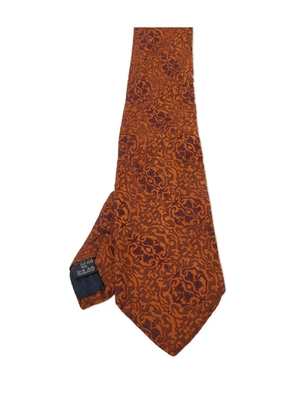 Burberry Pre-Owned silk tie - Orange