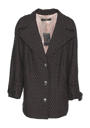 Marina Rinaldi single-breasted coat - Black