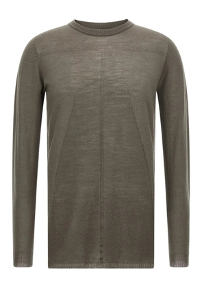Rick Owens ribbed crew-neck sweater - Grey