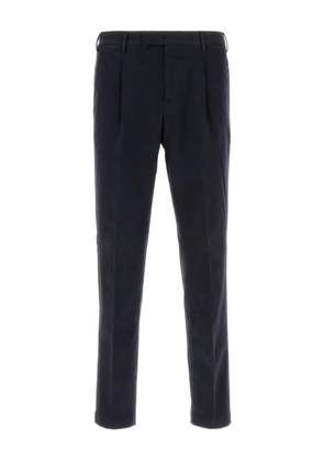 PT Torino pleated cotton-blend trousers - Black