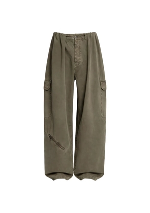 LOEWE pleated cargo pants - Green
