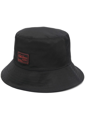 Raf Simons logo-patch bucket hat - Black