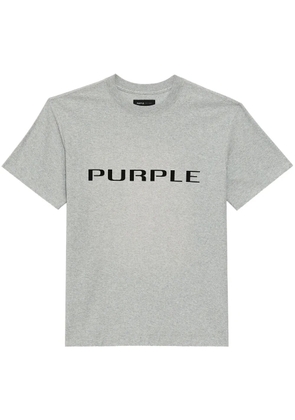 Purple Brand Wordmark 'Grey' T-shirt