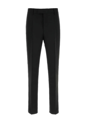 Ferragamo pressed-crease trousers - Black