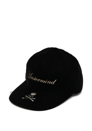 Mastermind World skull-embroidered cap - Black