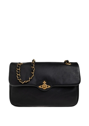 Vivienne Westwood Anita chain logo shoulder bag - Black