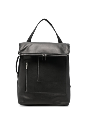 Rick Owens Cargo leather backpack - Black