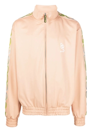 GCDS reflective logo-print sweatshirt - Neutrals