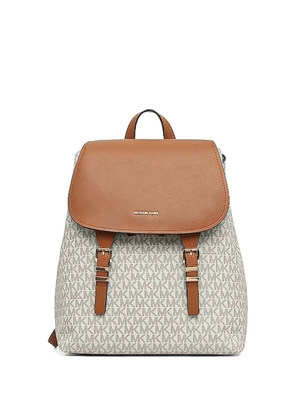 Michael Michael Kors monogram flap backpack - Neutrals