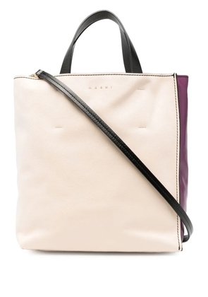 Marni Museuo colour-block tote bag - Neutrals