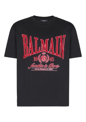 Balmain logo-print T-shirt - Black