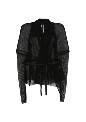 Rick Owens tie-waist jacket - Black