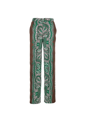 P.A.R.O.S.H. paisley-pattern trousers - Green