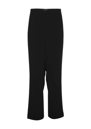 ELENA MIRO` straight-leg trousers - Black