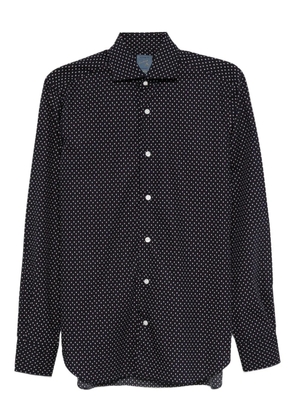 Barba polka-dot shirt - Blue