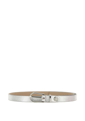 GIANNI CHIARINI leather belt - Silver