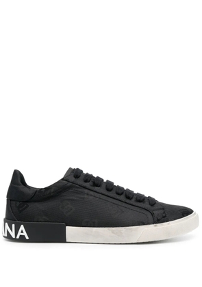 Dolce & Gabbana Portofino canvas sneakers - Black