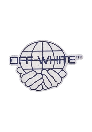 Off-White Pre-Owned logo World brooch