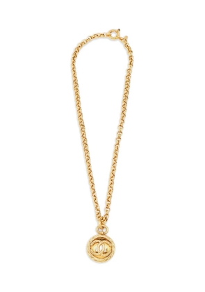 CHANEL Pre-Owned CC-pendant necklace - Gold