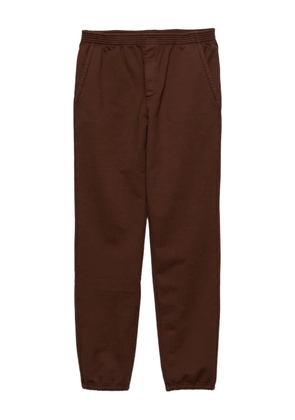 Prada drawstring-hem cotton trousers - Brown
