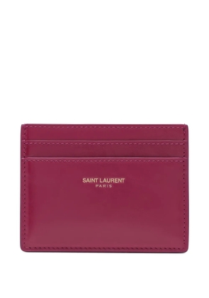 Saint Laurent stitched cardholder - Pink