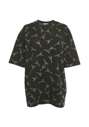 Balenciaga Pre-Owned crystal-embellishment top - Black