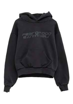 FEAR OF GOD ESSENTIALS logo-print hoodie - Black