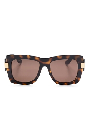 Gucci Eyewear square-frame sunglasses - Brown