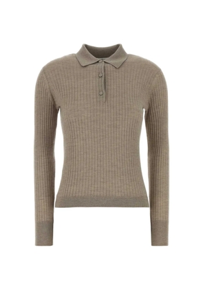 Max Mara grey polo shirt - Neutrals