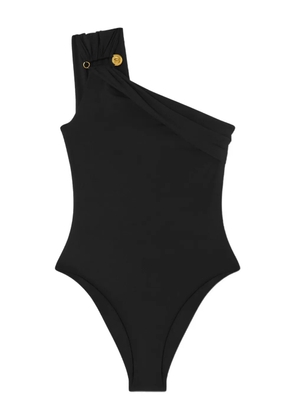 Versace Safety Pin gathered swimsuit - Black