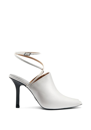Patrizia Pepe Sabot skin in leather - White