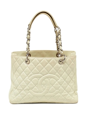 CHANEL Pre-Owned quilted leather tote bag - Neutrals