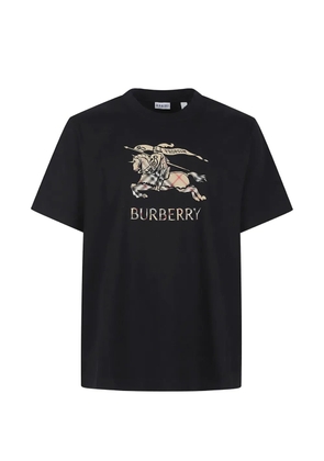 Burberry printed crew neck T-shirt - Black
