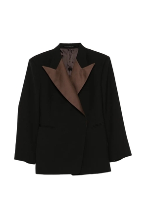 Wales Bonner long-sleeve buttoned blazer - Black