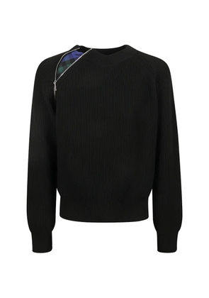 Burberry zip-detail sweater - Black
