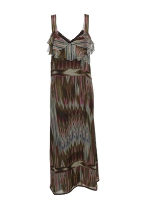 Marina Rinaldi silk dress - Brown