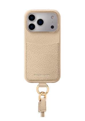 MAISON de SABRÉ The Sling card-slot iPhone 17 pro case - Neutrals