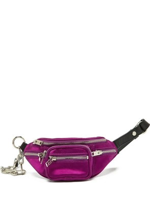 Pre-Owned Alexander Wang satin chain belt bag - Purple
