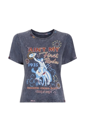Cinq A Sept Aint My First Rodeo graphic T-shirt - Blue