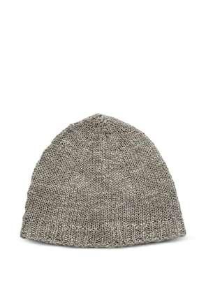 OUR LEGACY ribbed-trim beanie hat - Grey