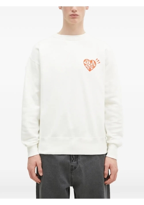 Human Made heart-graphic sweatshirt - White